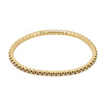 14K Yellow Gold 58 Diamond Bangle Bracelet