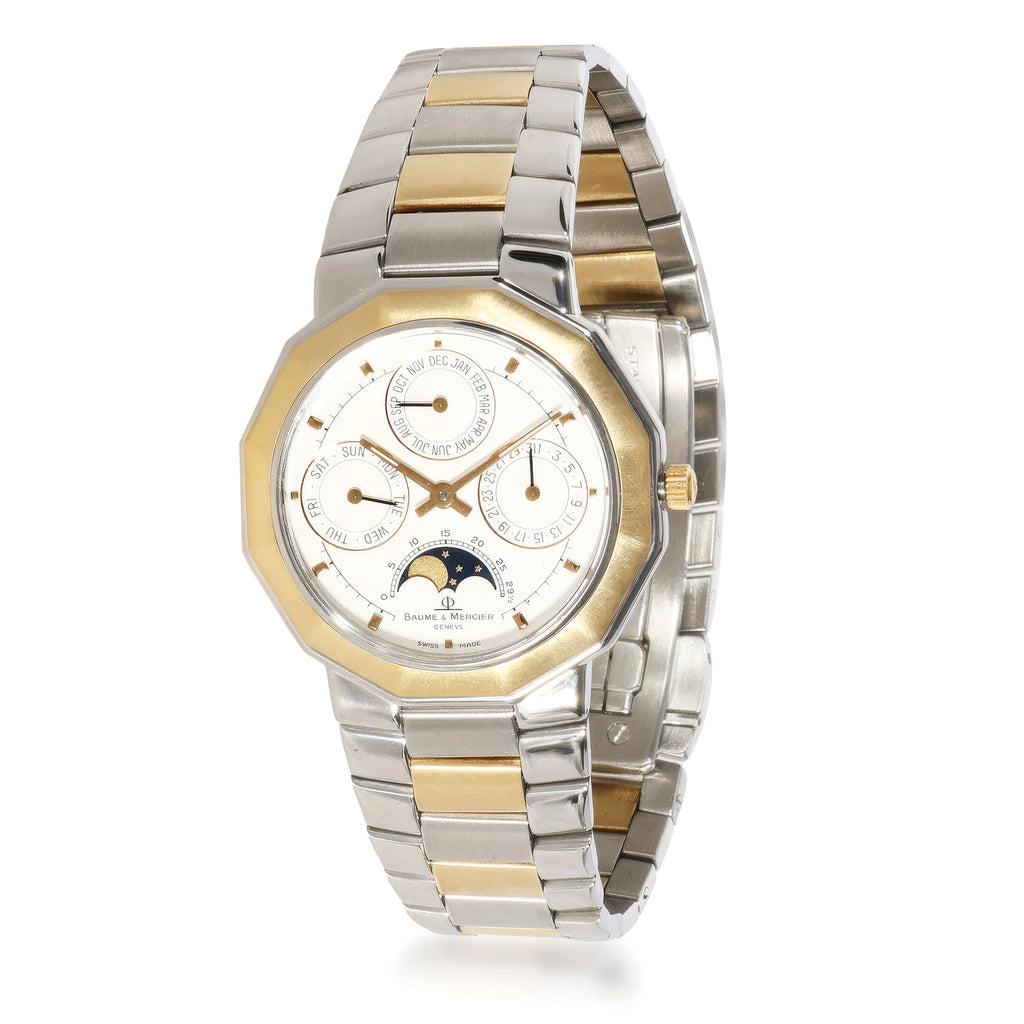 Baume & Mercier Riviera Two Tone Gold/Stainless Steel Watch 6131.038