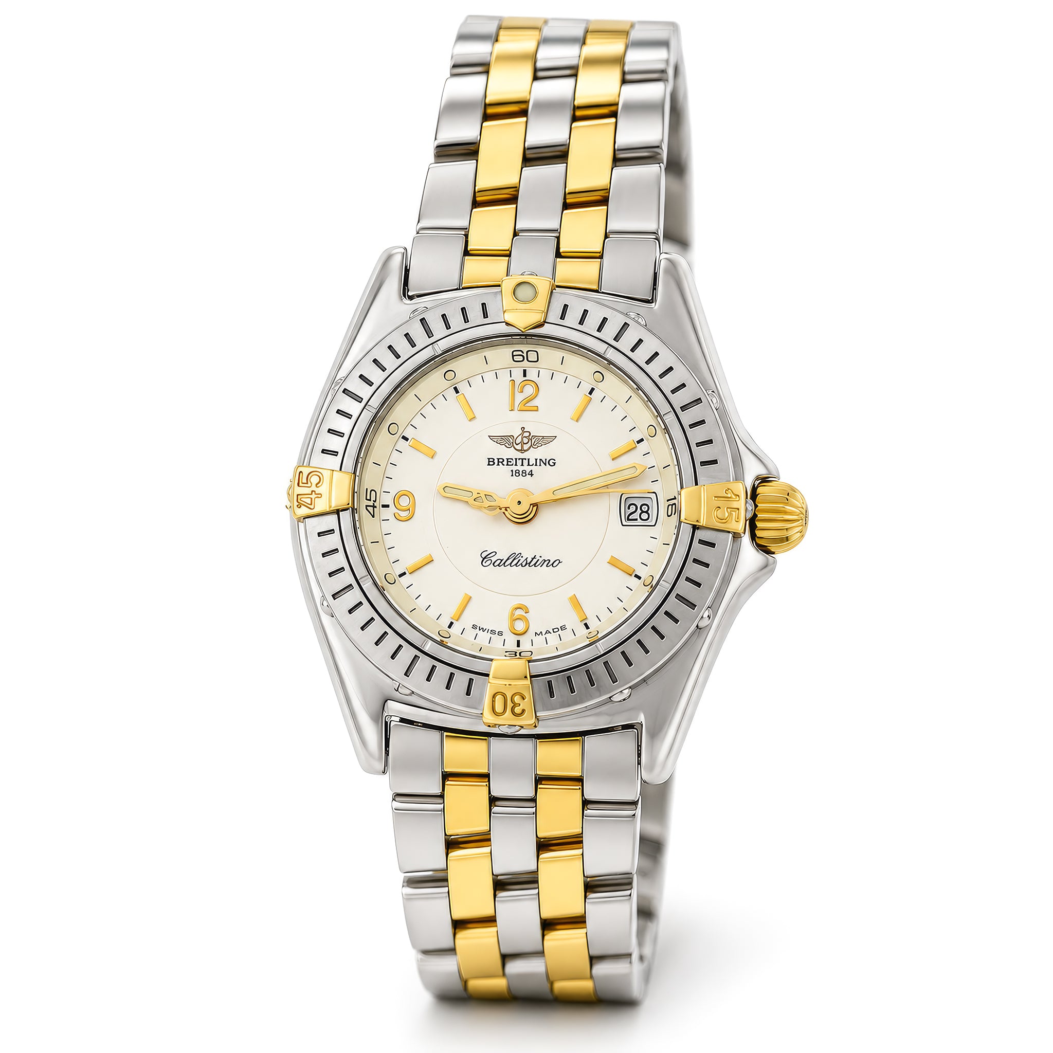 Breitling Callistino Two Tone 18k Gold/Steel