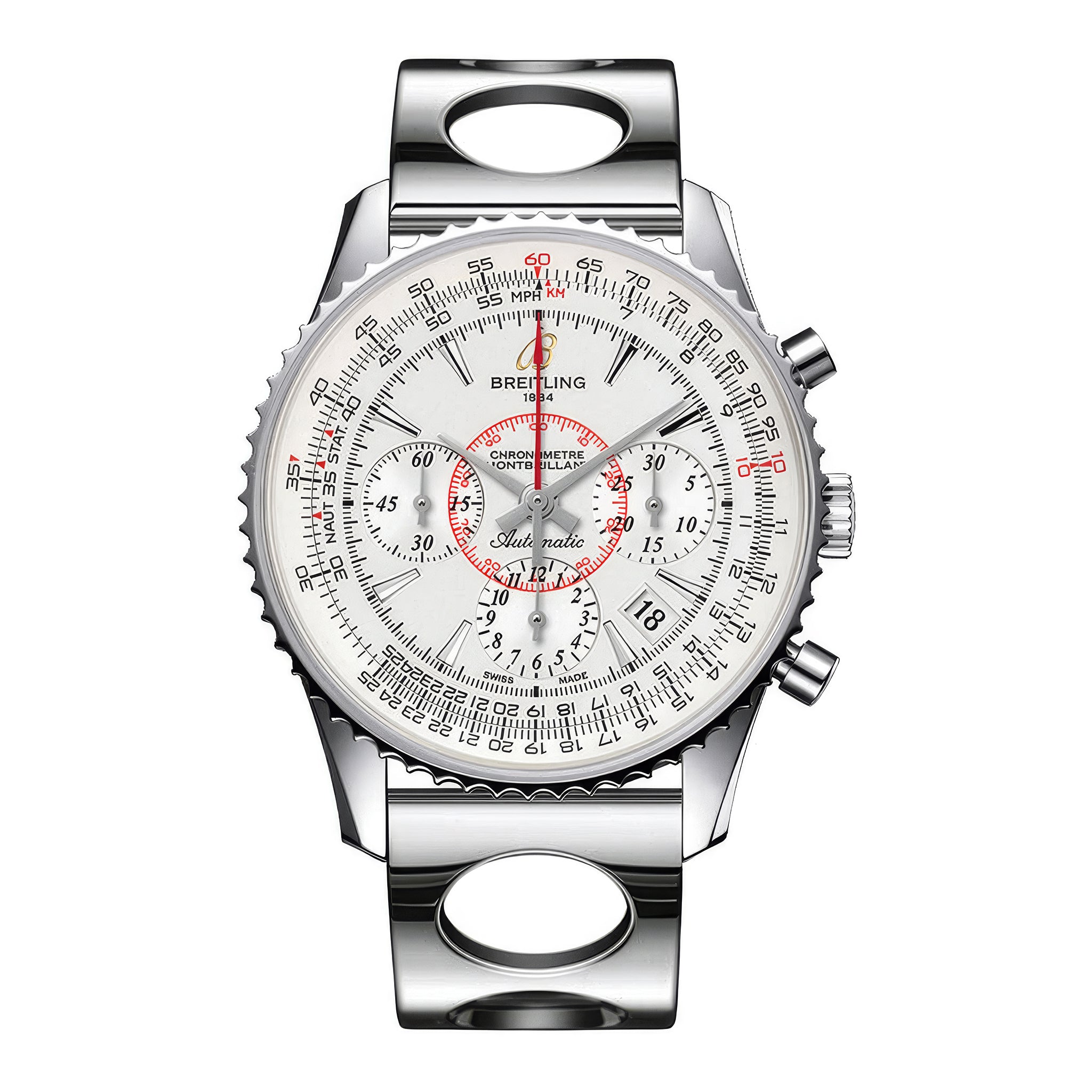 Breitling Montbrillant 01 Chronograph Stainless Steel Watch