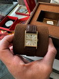 Patek Philippe Patek Vintage in yellow gold and brown crocodile strap