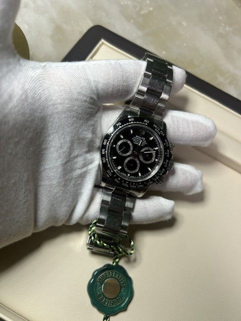 Rolex Daytona Black Ceramic Bezel Steel Automatic Chronograph Watch 116500LN